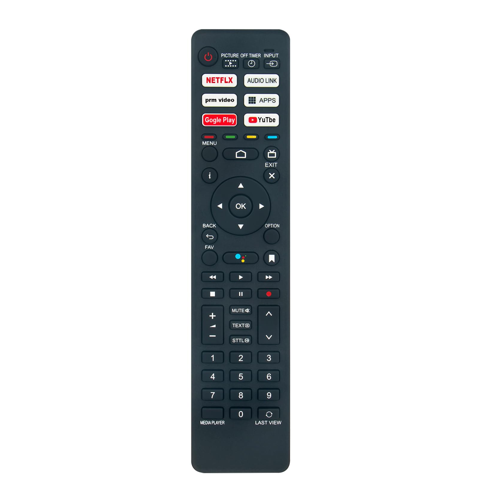 VINABTY R3PA265 Replacement Voice Remote Compatible with PANASONIC TV TH-50LX800K TH-55LX800K TH-65LX800K TH-75LX800K TX-55LXT886 TH-50LX800X TX-43LXW834 TX-43LX800B TX-43LX800E TX-43LX810E