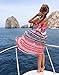 Akery Women's Chiffon Robe Beach Dress Swimsuit Bikini Cover Up,One Size,Pink