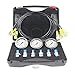 SINOCMP Hydraulic Pressure Test Kit with 3 Gauges 10/25/40 Mpa, 3 Long Hoses 6 Couplings Diagnosis Gauge Tester Set for Excavator Construction Engineering Machinery Equipment