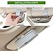 Auto Car Eyeglasses Clip Ticket Card Clamp Car Glasses Cases Car Sun Visor Sunglasses Holder Accessories Grey
