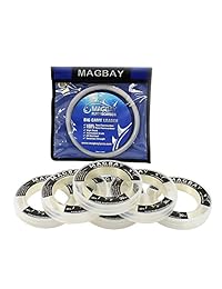 100  fluorocarbono 150LBS, 80lbs o 60lbs en 30 m serpentines sustituye Seaguar