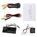 Gizzsh Rear Front Side View Camera, Waterproof HD Night Vision NTSC Hand Button Backup Camera for Audi VW (LS8002)