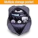 MBayshore Baby Diaper Backpack for Boys & Girls | Large Multi-Function Nappy Bag W/Durable Changing Pad, Built in Stroller Straps Plenty of Pockets | Waterproof Stylish for Dads & Moms Grey