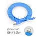 Apple Cord, Cambond Certified 8 Pin Cable Lightning Data Sync Stepped Apple Cable for iPhone 7 / 7 Plus / 6 6 Plus 6s 6s Plus, iPad Air, iPad mini, iPad, iPod ( Blue 6ft )