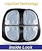 ERGO21 Liquicell Original Car and Office Seat Cushion for Tailbone Pain Relief, Pressure Sores and Back Pain Relief |Size Regular(18