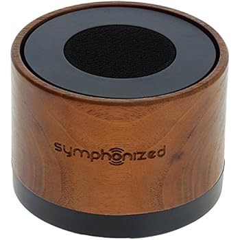 Symphonized NXT Extremely Powerful Bluetooth Portable Speaker. One Piece Solid Hand Carved Walnut Wood. Compatible with Apple, Android Devices, Tablets and More
