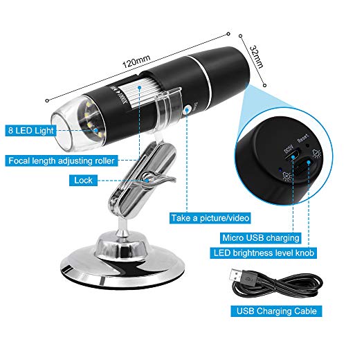 2 Wireless+Microscope+Leanking+0X+1000X+Handheld