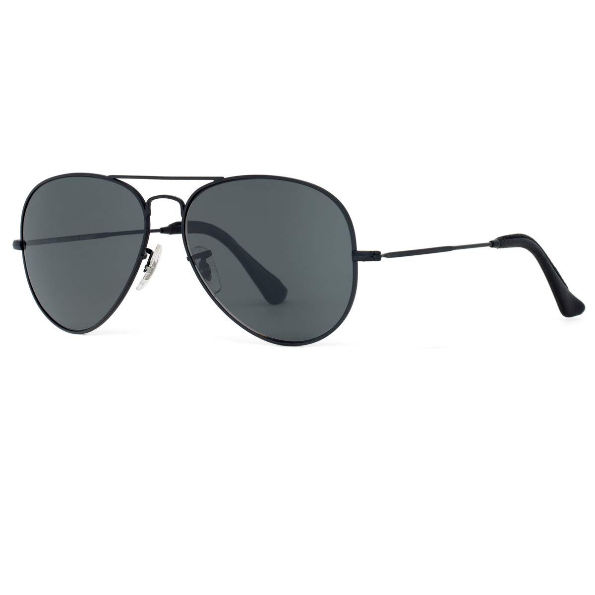 Bnus corning natural glass lenses aviator polarized sunglasses for men women italy made