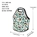 Neoprene Lunch Bag, Loomiloo Printed Insulated Lunch Box School Picnic Thermal Carrying Gourmet Food Container Organizer, Lunch Bags for Kids, Girls, Boys and Women(sloth L73139)