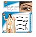Forum Novelties Women's Cleopatra Adhesive Eyeliner Strips Kit, Multi, One Size