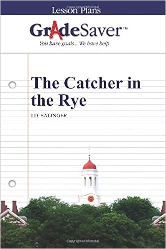 Gradesaver Tm Lesson Plans The Catcher In The Rye Rosenberg Michelle Weinbloom Elizabeth 9781602594814 Amazon Com Books