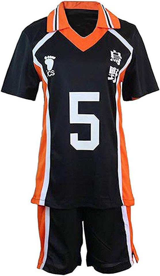 Siskey Haikyuu Costume Uniform Hinata Kageyama Cosplay,Cosplay Costume Men's Sports Suits High School Jersey Uniforms,Volleyball Uniform Jersey