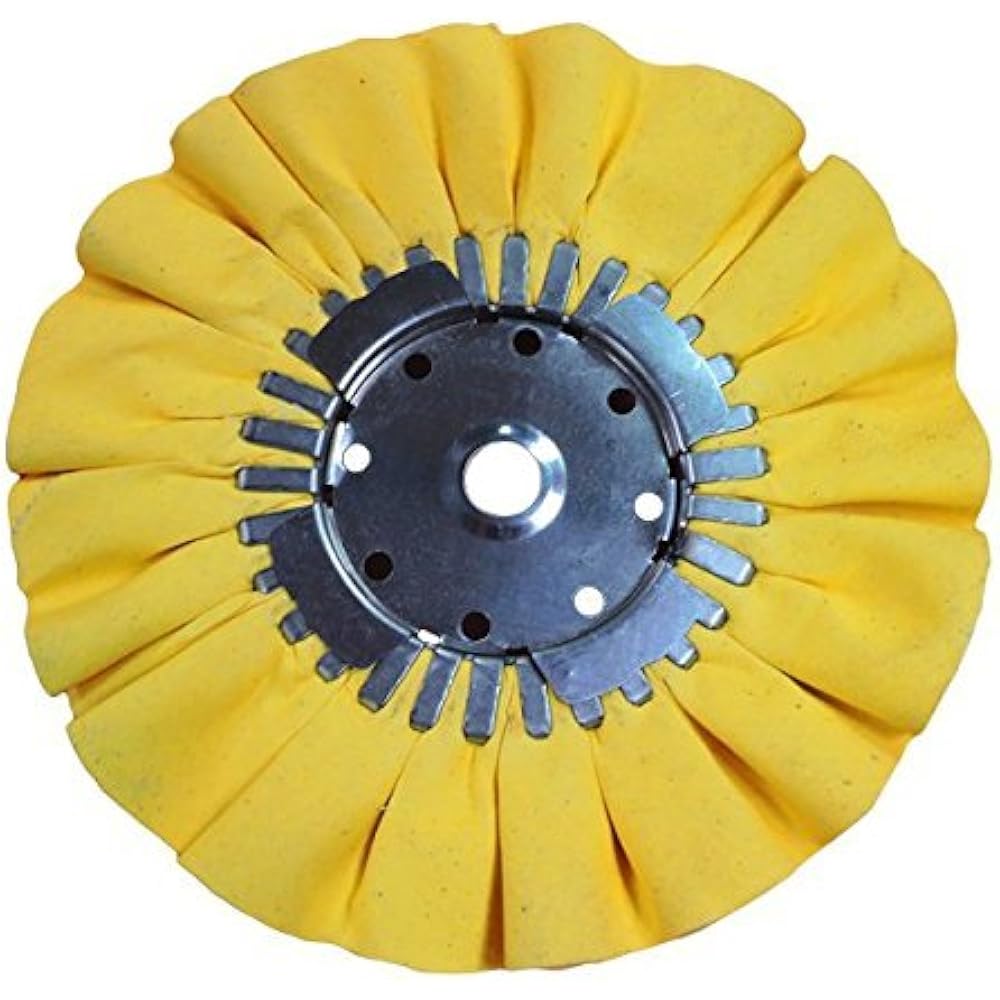 Buffing Wheel 10" DIA X 5/8 Arbor 16 Ply Yellow Treat eBay