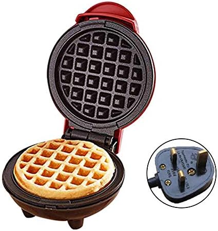 rcraftn Household Mini Waffle Maker, 350W Non Stick Electric Cake Maker Machine for Cookies Pancakes