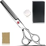 ✅Hair Thinning Shears for Women/Thinning Scissors Hair Cutting/texturizing shears/Texturing Scissors/Professional Hairdressing Scissors for Barber and Salon Styling 6.5