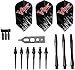 Viper by GLD Products unisex adult Turquoise Rings and Flights darts, Multi Colored, 18-Gram US