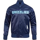 Pro Standard Mens NBA Memphis Grizzlies Classic Satin Satin Jacket Midnight Navy S