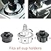 Bendy Drinks Cup Holder Mount for Golf Buddy Tour Voice World Platinum Garmin Approach G6 G7 G8 Izzo Swami 5000 6000 SkyCaddie Touch RangeFinder GPS & iPhone Smartphones