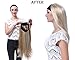 OneDor Mix Long 3/4 Women's Wigs Hairpiece Straight Hair Piece with Headband (1#-Black)