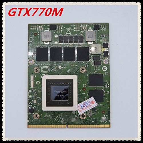 REFIT GTX 770M GTX770M 3G DDR5 HW6C9 D3XJC N14E-GS-A1 Video Graphic VGA Card for Dell M17X R2 R3 R4 R5 M18X R1 R2