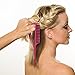 Pink Pewter Authentic Never Let Go Carbon Hair Styling Comb, Heat and Chemical Resistant, No Static- Black