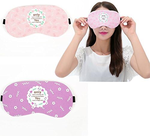 Defitck Sleep Mask eye mask for Sleeping-Soft Sleeping Mask Adjustable Blindfold Eyeshade for Men Women and Kids (SuiH-02-2PCS)