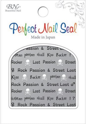Nailtopia Halloween/Goth nail stickers: Rock and Passion