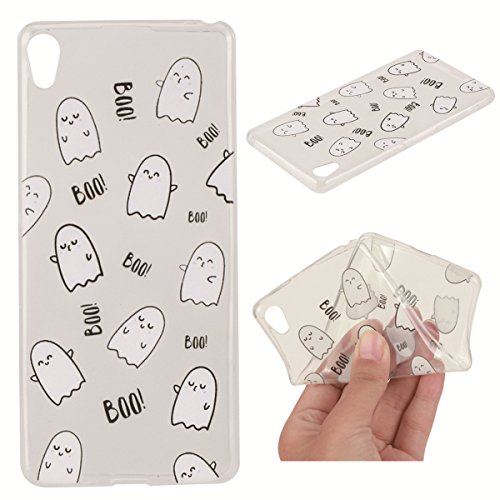 Sony Xperia XA Case,Gift_Source [Ultra-Slim] Fashion Cute Soft TPU Rubber Silicone Cover Shock-Absorption Bumper Transparent Clear Back Case For Sony Xperia XA [Cute Expression]