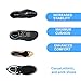 Shoe Insoles Orthotics Shoe Inserts Arch Support Shock Absorption Insoles Comfort Cushioning Gel Heel Full Length (Size:Men 8-12)