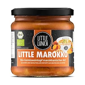 Little Lunch Bio Eintopf Little Marokko | Kichererbseneintopf, Gemüseeintopf | 350ml | 100% Bio-Qualität | Vegan…
