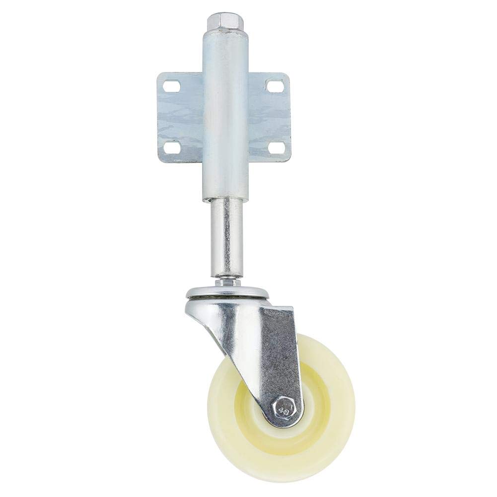 Kafuty Swivel Caster 4inch Nylon Gate Wheel Spring Loaded Gate Caster Wheels Heavy Duty 440lbs Load Capacity