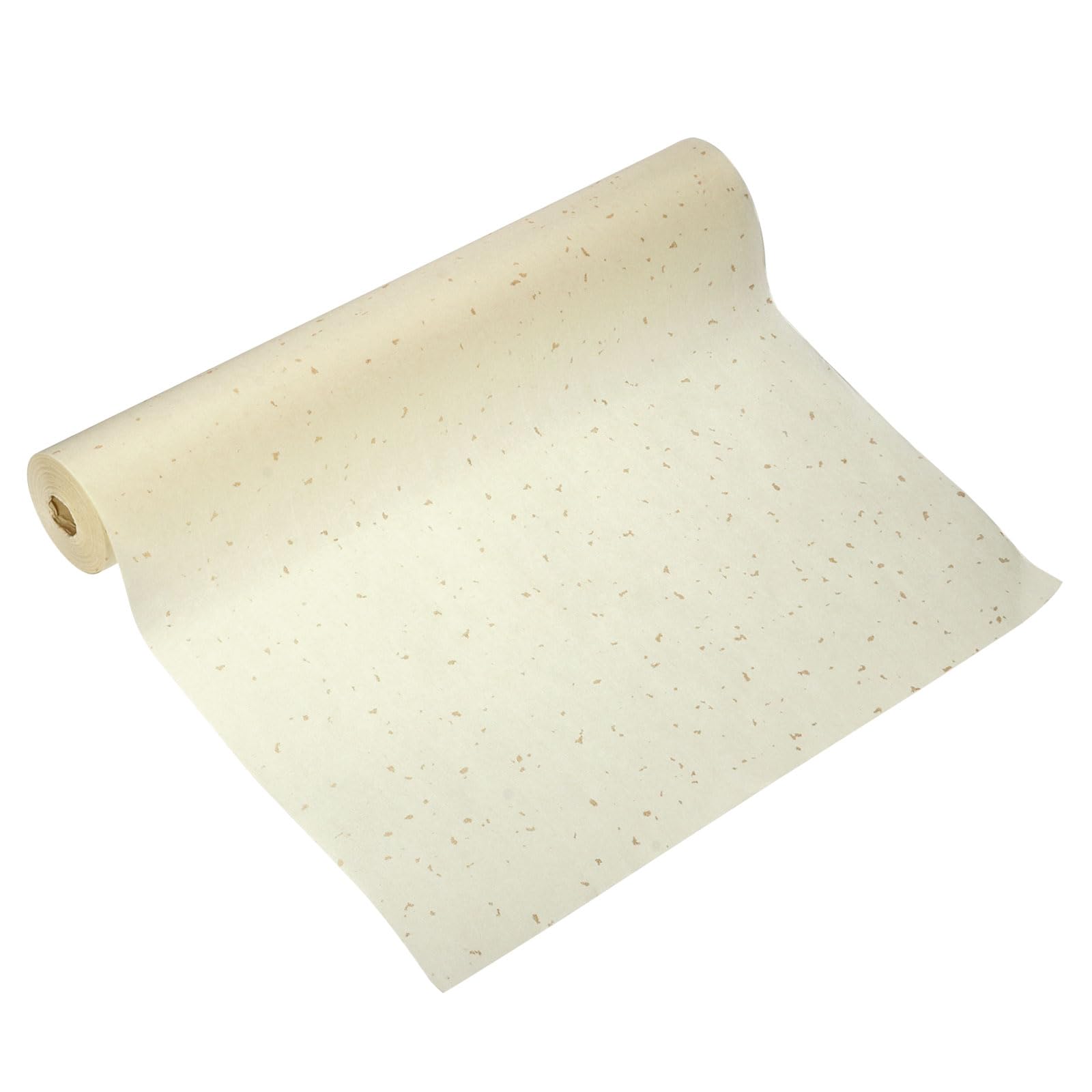 PATIKIL Xuan Paper Roll, 65.6Ft x 13.8Inch Chinese Calligraphy Practice Paper with Golden Point Chunlian Duilian Rice Paper Couplets for Calligraphy Practice, Retro Color