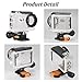 VVHOOY Action Camera Waterproof Housing Case, Underwater Protective Dive Housing Shell Accessories Compatible with AKASO EK7000 V50 Apexcam VEMONT LeadEdge HLS CAMWORLD COOAU DEVETOP REMALI Jadfezy