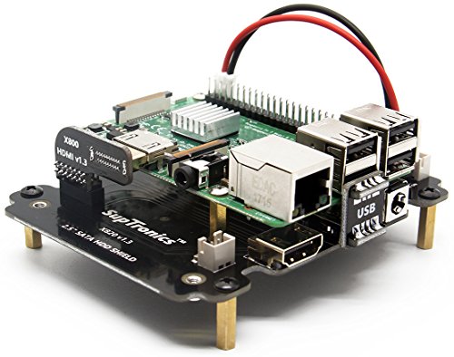 WINGONEER WX820 2.5 inch SATA HDD/SSD Expansion Board for Raspberry Pi 1 Model B+/ 2 Model B / 3 Model B