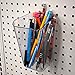 Pen Cup for Pegboard & Slatwall - Acrylic Bucket Bin - 2 Pack