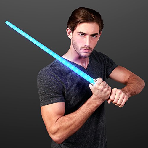 Blue LED Light Up Saber Space Weapons (3-Pack)
