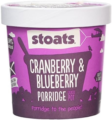 Stoats Cranberry and Blueberry Porridge 60 g (Pack of 16)