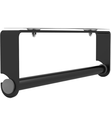 2-Pack Bed Roll Paper Dispenser – Metal Hanger With Removable Armrests For Massage & Exam Tables – Holds 24" Non-Woven Or 21" Paper Rolls (Tool-Free Assembly)