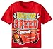 Disney baby boys Cars Built for Speed novelty infant and toddler shirts, Red, 4 US