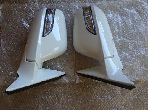 Honda Accord Led Signal Auto-folding Side Mirror Pair Painted/module 2008~2013 (white)