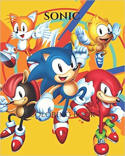 80 Sonic Coloring Pages Online  Best Free
