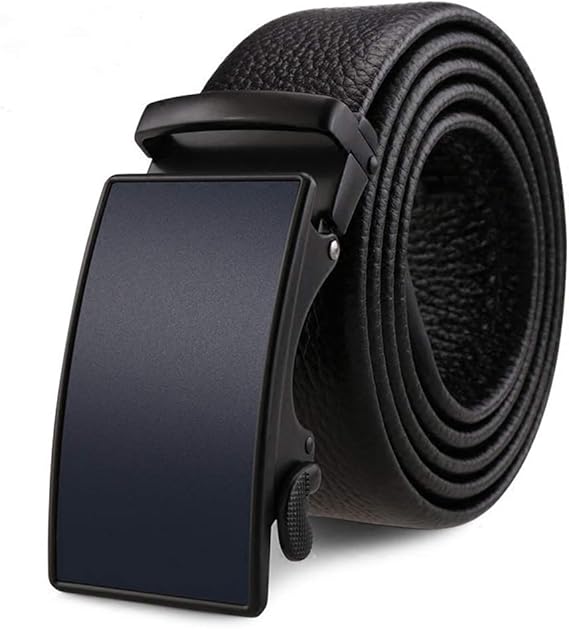 Amazon ベルトメンズ Xirboyv 本革 おしゃれ オートロックスライド式バックル 紳士 ビジネス スーツベルト 男性ベルト ブラック 3 5cm幅 1cm カット可能デザイン ブラック ベルト 通販