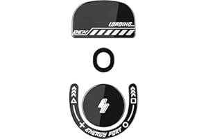 Liahelianx Durable Glass Mouse Feet Skates - Super Smooth Low-Friction Glide with Rounded Edges for Logitech G Pro X Superlig