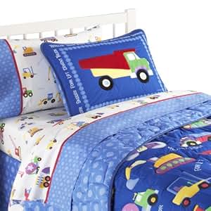 Amazon.com: Olive Kids Under Construction Twin Comforter