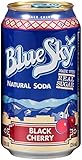 Blue Sky Natural Soda (Black Cherry, 12-Ounce Cans, Pack of 24)