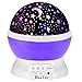 Starry Night Light Lamp,SlowTon Romantic 3 Modes Colorful LED Moon Sky Dreamer Desk Rotating Cosmos Starlight Projector for Children Kids Baby Bedroom
