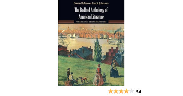 Bedford anthology of american literature volume 2