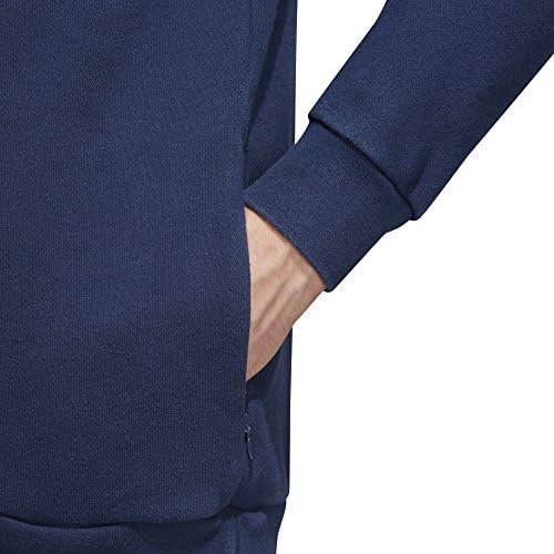 adidas trefoil hoodie navy