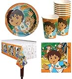 Go Diego, Go! Birthday Party Supplies Pack for 16 Guests