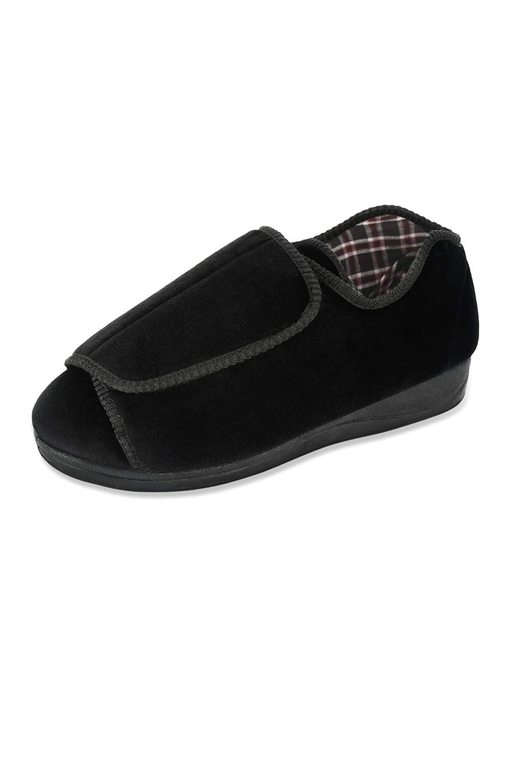 Buy DENACARE Men's Diabetic Slipper with Wide Width Velcro Closure